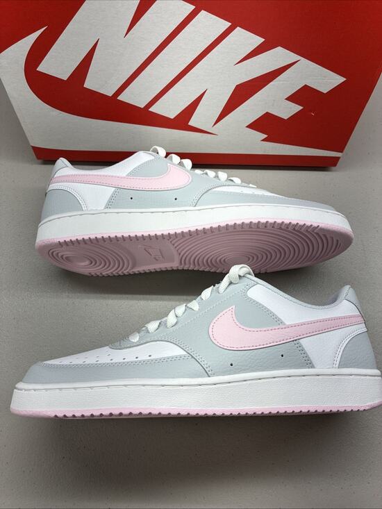 Nike Shoes - NIKE COURT VISION LOW NEXT NATURE Pure Pink Women Size 10 Casual Shoe IB4009-043